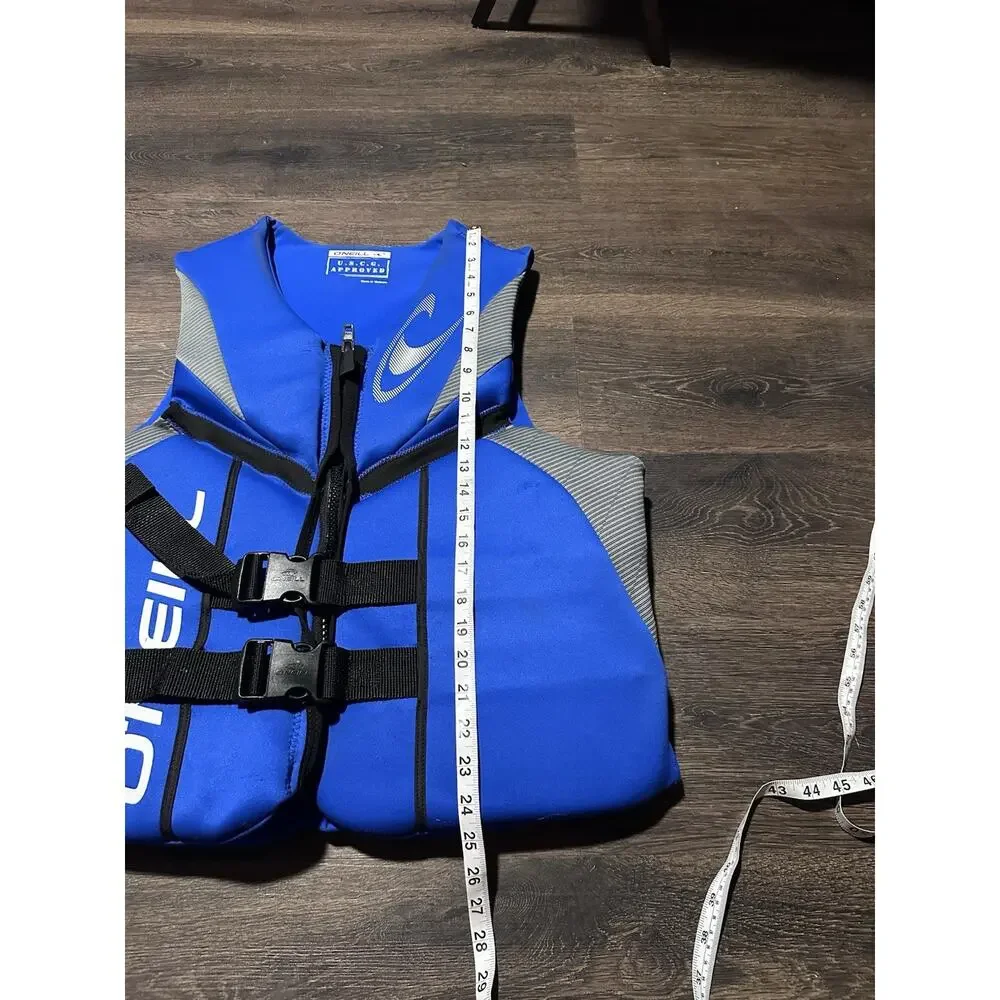O'Neill Oneill Mens Reactor Uscg Life Vest Pacific/Lunar/Blacksmall Blue XL